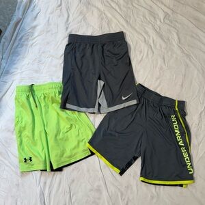Boys Med Bundle - Under Armour and Nike Athletic Shorts Set